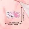 Tendência Nacional Elementos de Estilo Nacional Tecido com Bordado de Peixe Pequeno Patch de Tecido Patch de Bordado Colorido de Peixe Koi Cola Termofusível Acessórios para Roupas Patch de Tecido Decorativo