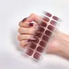 Pegatinas para Uñas con Purpurina de Color Sólido Sin Hornear Removibles Pegatinas para Uñas con Pegamento de Gelatina Suministro Directo de Fábrica Origen Seguras para Mujeres Embarazadas