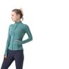 Ropa deportiva de otoño e invierno para mujer, nueva chaqueta de yoga de manga larga para correr, ajustada, adelgazante, deportiva, de alta elasticidad, para primavera