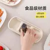 Plato Desechable de Pulpa de Caña de Azúcar de Grado Alimenticio con Tres Compartimentos para Salsa de Hot Pot, Set de Vajilla con Tazones, Palillos, Platos y Platos para Barbacoa
