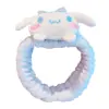 Faixa de Cabelo Cinnamonroll My Melody Sanrio Desenho Animado Fofa Headwear de Pelúcia Faixa de Cabeça para Maquiagem Faixa de Cabelo Presilha de Cabelo Anel para Mulheres