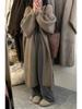 Cárdigan de Punto Holgado Grueso Estilo Coreano con Cuello en V Ropa Exterior para Mujer 2023 Otoño e Invierno Nuevo Talla Grande Estilo Perezoso Chaqueta Suéter