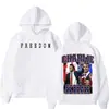 Charlie Kirk um Grande Patriota Moletons Gráficos Roupas Masculinas