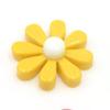 Pequena resina fresca Margarida girassol de duas cores coreano telefone móvel shell material de beleza diy acessórios de cabelo das crianças