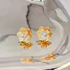 Pendientes de Tachuela de Moissanita Súper Brillantes, Estilo Ins, Lindos y Elegantes, Set de Pendientes Delicado y Compacto, Joyería de Oreja al por Mayor