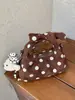 Bolso único de lunares para mujer, nuevo estilo coreano 2026, versátil y elegante, adecuado para ir al trabajo y viajar, bolso de hombro y cruzado, estilo coreano