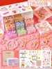 Paquete de Materiales para Pulsera de Cuentas DIY Infantil Caja de Regalo para Pulsera de Cuentas Collar DIY Hecho a Mano Set de Regalo de Cuentas Mayoreo