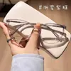 1319 Gafas de moda con montura de ojo de gato y protección contra la luz azul para hombres y mujeres con montura de gafas, montura de miopía lisa, venta directa de fábrica