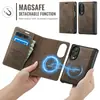 Adecuado para Samsung Galaxy Z Fold8: una funda tipo cartera con ranuras para tarjetas, cierre magnético y un soporte de carga inalámbrica 2 en 1