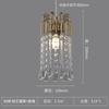 Sala de estar Lâmpada principal Lustre de cristal Francês Internet Famosa Luz Luxo Criativo Lâmpada de gota de água Designer Hall Vintage Lâmpadas de vidro