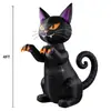 Decoraciones Inflables para el Jardín de Halloween, Accesorios Inflables, Modelo Inflable de Gato Negro, Hecho a Medida por el Fabricante