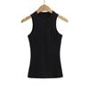 8612-25 Primavera Nuevo Viento de Deseo Puro Americano Cremallera Original Sin Mangas Corte Ajustado Delgado Casual Deportivo Chaleco