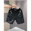 Pantalones Cortos Finos de Verano para Hombre, Pantalones de Cinco Puntos de Trabajo Talla Grande, Pantalones Cortos Casuales de Longitud Media de Seda de Hielo de Secado Rápido, Pantalones Cortos de Secado Rápido para Hombre