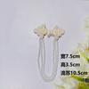 Venta al por mayor Estilo nacional hebilla colgante oreja moda moderno Cristal Perla borla botón cheongsam accesorios de ropa diy