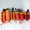 Bolsa de cuerda de lanzamiento para rescate acuático de incendios bolsa de cuerda flotante para rescate de control de inundaciones cuerda de seguridad para piscina al aire libre snorkel