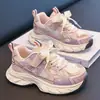 Zapatillas para niñas, nuevos estilos de primavera/otoño, zapatos casuales de moda y versátiles, ligeros y transpirables, zapatos de suela gruesa para niños