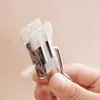 Colgador Multifuncional de Tres Púas para Pantalones, Tipo No Deja Marca, Clip Fuerte Antideslizante de Acero Inoxidable para Secado de Ropa