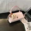 Bolso coreano de nicho, nueva moda verano 2026, bandolera de color sólido texturizado, bolso de mujer elegante de alto valor