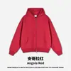 Ropa para Hombre Transfronteriza 350g Estilo Desértico Chaqueta Cárdigan con Capucha de Doble Cremallera Sudadera Jacket de Forro Polar Americano Niebla