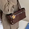 Bolso grande de mujer estilo retro, nuevo modelo de otoño 2026, bolso de hombro de alta gama para el día a día, bolso de axila moderno y versátil