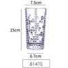 Conjunto de Copos de Vidro Transparente para Casa Estilo Europeu Copo de Uísque Copo para Vinho Estrangeiro Copo de Diamante Copo de Cerveja Taça de Vinho Tinto Conjunto de Taças