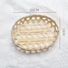 Accesorios para Fotos de Comida Accesorios para Hornear Pastel de Luna Bandeja de Madera Japonesa Bandeja de Madera Rectangular Redonda Ovalada
