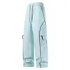 Pantalones cargo versátiles de marca de moda para primavera y otoño, corte holgado, para pareja, ropa casual a prueba de viento para exteriores para hombres y mujeres, adecuados para senderismo al aire libre
