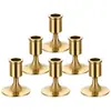 Suporte de Velas Pequeno Transfronteiriço Ouro Preto Ornamentos Estilo Europeu Romântico Arranjo de Mesa de Jantar Natal Moderno Celebridade da Internet Adereços de Fotografia