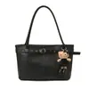 Bolso Tote Retro de Nicho para Mujer 2025 Otoño e Invierno Nuevo Estilo Moda Femenina Cuero Encerado Bolso Cuadrado Pequeño Bolso de Hombro Único
