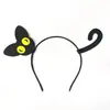 Faixa de Cabelo de Halloween Transfronteiriça para Crianças Festa Fantasia Cosplay Diversão Faixa de Cabelo de Diabinho Acessórios de Cabelo para Fantasia de Festival