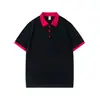 Camiseta de Trabajo para Catering Estampada Personalizada con Logo Restaurante de Barbacoa Hot Pot Uniforme del Personal de Servicio Camisa Polo Personalizada de Manga Corta DIY