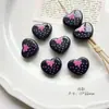 Año Nuevo Rojo Linda Manzana Amor Cuadrado Cuentas Hecho a Mano DIY Cadena para Teléfono Bolso Pulsera Colgante Accesorios de Joyería Material