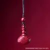 Mortero de arena púrpura cinabrio con diamante, sutra de la verdad de seis palabras, flor de loto, corazón giratorio, barril, mortero demoníaco, transporte, colgante para teléfono móvil de hombre y mujer, llavero
