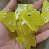 Clip Triangular Antideformación Carpeta de Libros Clip de Borde y Esquina Prensa Color Transparente de Alto Color Clip Triangular para Papel de Prueba Fijo