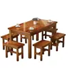 Mesas y sillas de restaurante, mesas y sillas de hotel y cafetería, juegos de mesa y silla para restaurantes de comida rápida, mesas de comedor de madera maciza para restaurantes y comedores, mesas carbonizadas para barbacoa