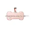 Direto da fábrica de aço titânio pequeno osso aço inoxidável tag tag dog tag tag gato DIY lettering pet etiqueta anti-perda