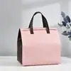 Bolsa Térmica Isolada para Levar em Tecido Não Tecido Laminado com Folha de Alumínio para Embalagens de Chá de Leite, Café e Comida, Bolsa de Conservação de Frio e Isolamento Térmico, em Estoque