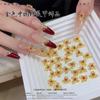 Nuevo Nudo Chino Dorado Joyería para Arte de Uñas Marea Nacional Diamante Rojo Nudo Chino Accesorios para Uñas Broca para Uñas de Año Nuevo
