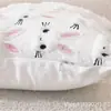 Funda de Almohada Conejo de Pascua Transfronteriza, Cojín Largo de Felpa Estilo Ins, Divertida Decoración Festiva, Funda de Almohada para Sofá, Peluche