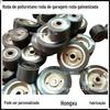 Roda de borracha de garagem de poliuretano personalizada de produção roda de carga de equipamento de galvanoplastia de corrosão roda de borracha CPU de boa qualidade