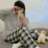 Pijamas Más Vendidos Transfronterizos para Mujer, Otoño e Invierno, Forro Polar Cálido y Dulce, Conjunto de Ropa para el Hogar de Coral Fleece que se Puede Usar Afuera