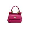 Bolsa Siciliana de Couro Texturizado com Estampa de Palma Transfronteiriça Aliexpress para Mulheres, Bolsa Pequena Transversal, Bolsa de Ombro, Estilo Minimalista Urbano