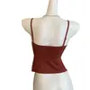 Nova Camisola de Renda Pura para Mulheres, com Lindo Design nas Costas, Bojos Integrados, Adequada para Seios Pequenos, Pode Ser Usada como Roupa Externa ou como Camisola