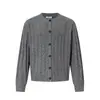 Suéter Cardigan de Punto Trenzado para Hombre Negocios Otoño e Invierno Comercio Exterior Venta al por Mayor Transfronteriza Garantía de Logística Transfronteriza
