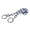 Accesorios de herrajes de cadena de nudo cromados para conexión industrial llavero Cadena de conexión de valla del Paseo del Parque