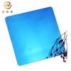 Placa de acero inoxidable 304 azul zafiro espejo proceso de trefilado arenado placa de acero inoxidable azul zafiro galvanizado al vacío