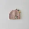 Gorro de Invierno para Bebé Niño Dinosaurio Tejido Lindo y Adorable para Bebés Niñas y Niños Pequeños Gorro de Punto Cálido con Forro de Algodón