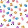 Monstruo Divertido de Boca Grande Dibujo Animado Joyería para Uñas Diamante de Resina Boca de Salchicha Accesorios para Uñas Portátiles Funda para Teléfono Móvil Pequeños Accesorios DIY