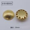 Accesorios de pintura decorativa aleación de zinc Perla pino hojas de hierro hebilla semicircular marco de fotos izquierda y derecha DIY joyería hecha a mano