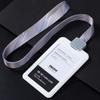 Dezhi trabalho cordão conjunto high-end empresa listagem cartão de trabalho conjunto peito cartão de entrada guarda de trabalho cartão de fábrica conjunto de proteção de cartão de fábrica